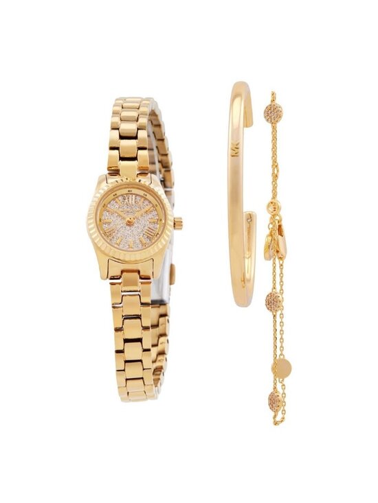 NWT Michael Kors Petite Lexington Quartz Watch Gift Set